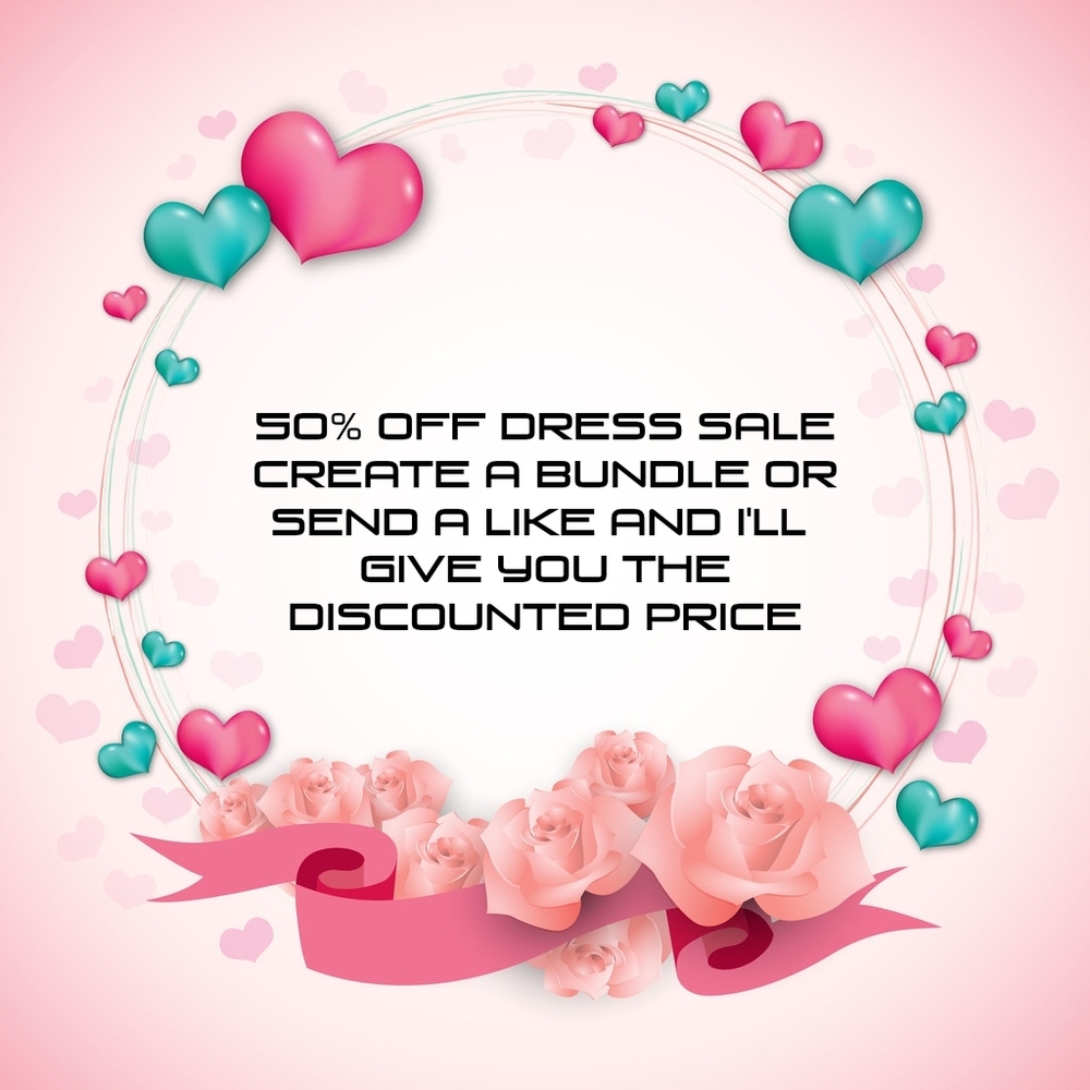Just In Time For SUMMER, Enjoy 50% Off All DRESSES